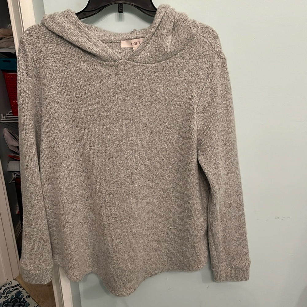 Loft Grey Sweater Size Large